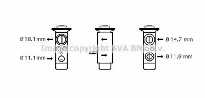 AVA QUALITY COOLING ms1112 -  Расширительный клапан, кондиционер